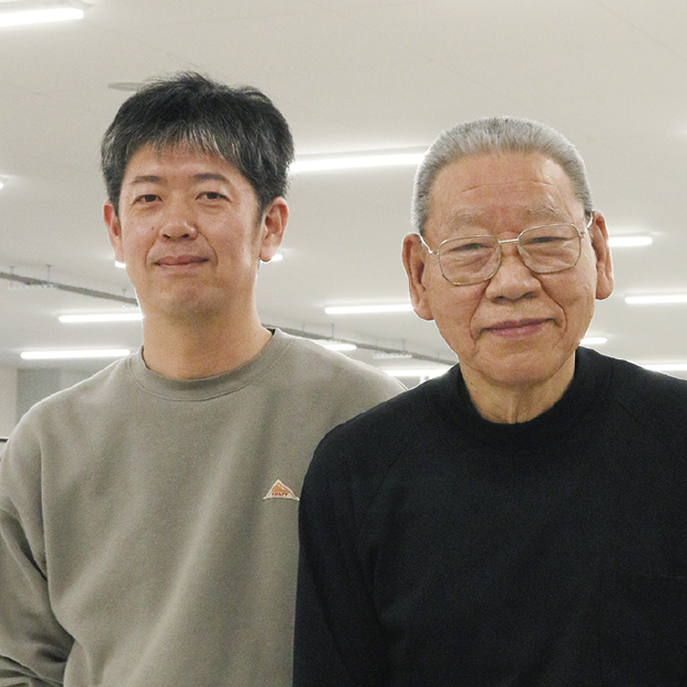 府中広谷工場 工場長・元工場長 河村 圭治・奥野 利行