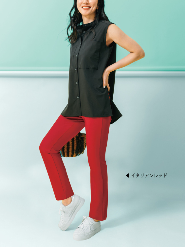 人気‼️Arumlily ストレートパンツ 新品未使用 値下げ✨ slattgir パンツ 高身長 ストレッチ裏フリースストレートパンツ
